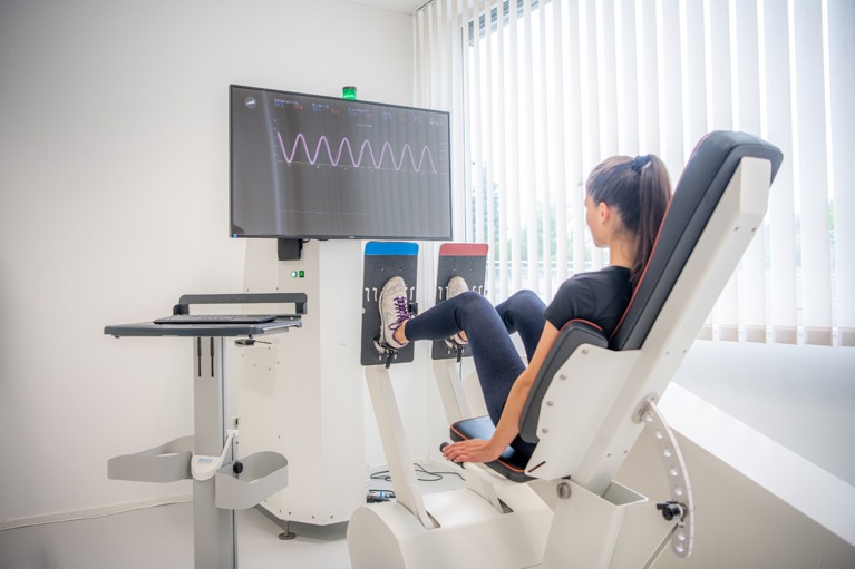 Gleichgewichts- und Koordinationstraining am DDrobotec System Elite